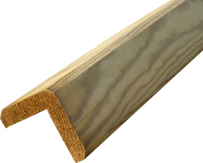 BAGUETTE ANGLE ARRONDIE TRAITE 60*60*2M40
