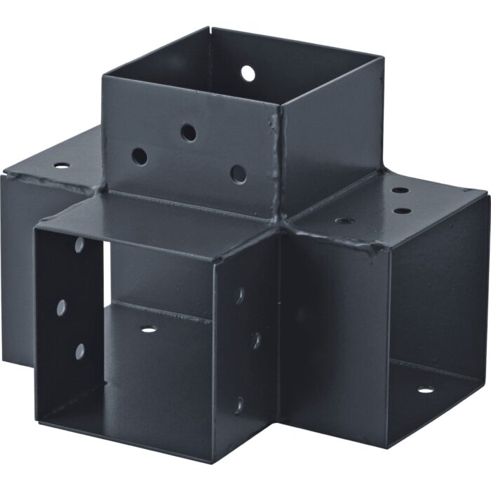 CONNECTEUR 9*9 4 DIRECTIONS 90° GRIS 46mm x 102mm