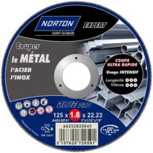 DISQUE METAL A DECOUPER 125*1.6