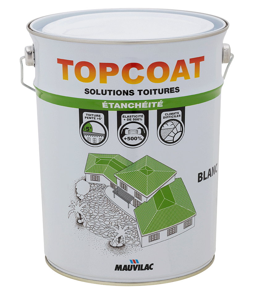 448803_TOPCOAT_ETANCHEITE__BLANC_15KG TOPCOAT ETANCHEITE BLANC 15KG – Image 1