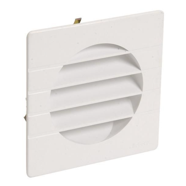 GRILLE EXT ROND + CROCHET PVC 100