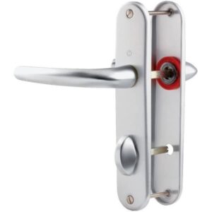 POIGNET ALU CHAMPAGNE CONDAMNATION POUR BLOC PORTE 165MM