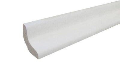 CORNICHE MDF PREPEINT BLANC 23*23 2M44