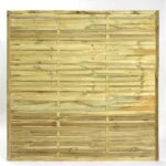 BRISE VUE DROIT TRESSE BOIS 180*180*20*44