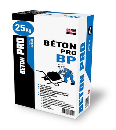 MORTIER BETON PREPARE BETON PRO 25KG PAL DE 56SACS