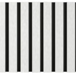 CLIN BARDAGE CLAIR VOIE COMPOSITE 25*222*2M80 WHITE+BLACK