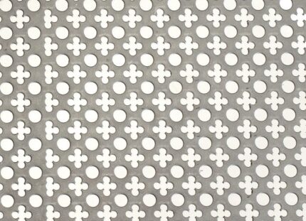 TOLE PLANE PERFOREE DECORATIVE MOTIF TORKX 2M*1M*2MM