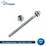 SERTINOX BOIS 6.5x75 TOLE ONDULEE