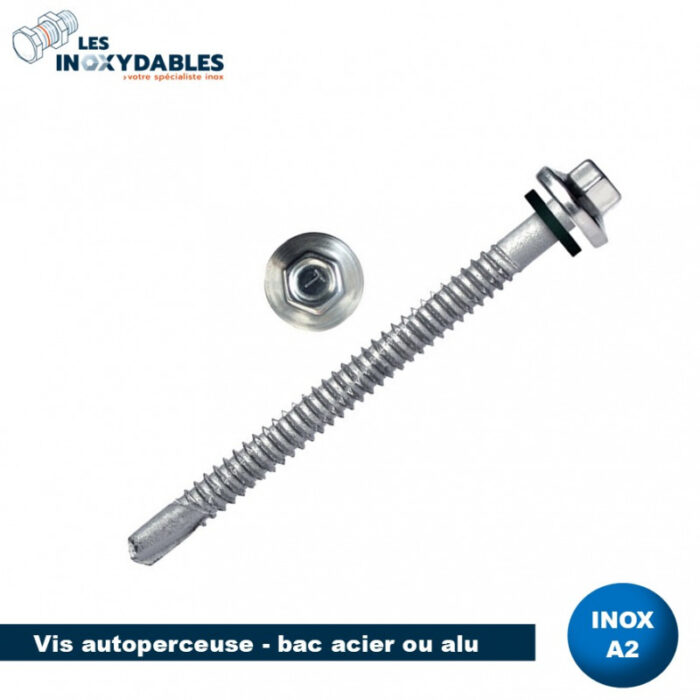 SERTINOX BOIS 6.5x75 TOLE ONDULEE