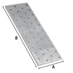 PLAQUE PERFOREE 60*160*2 PRX UNITE (BTE 50)