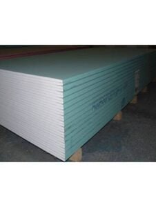 PLAQUE DE PLATRE HYDROFUGE BA13 SAINT GOBAIN H2 1200x2500x12.5mm
