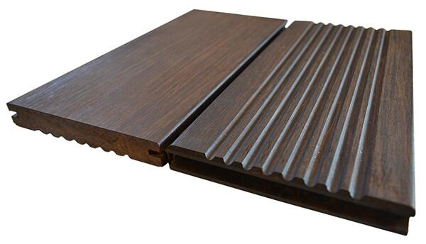 LAMES TERRASSE RAINURE BAMBOU 18*137*1850 EBENE