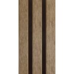 CLIN BARDAGE CLAIR VOIE COMPOSITE 25*222*2M80 TEAK+BLACK