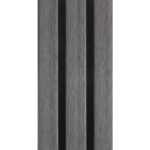CLIN BARDAGE CLAIR VOIE COMPOSITE 25*222*2M80 DARKGREY+BLACK