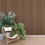 PANNEAUX ACOUSTIQUES 22*600*2400 WALNUT PRIX LAME (1.44M²)