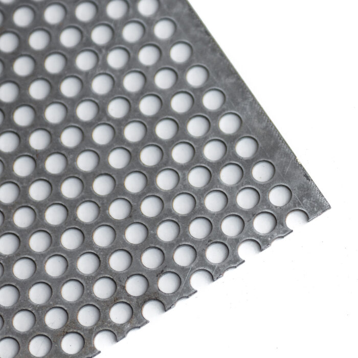 TÔLE PLANE PERFORÉE R20T27 GROS 2M*1M*2MM