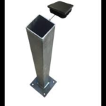 PIED DE POTEAU BOIS SUR PLATINE 71*150