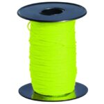 FIL NYLON ROND JAUNE FLUO BOBINE 1.2MM*100M