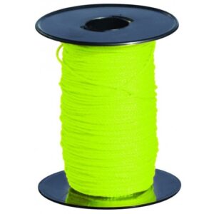 FIL NYLON ROND JAUNE FLUO BOBINE 1.2MM*100M