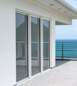 PORTE ALU COULISSANTE BLANC 2000*2190