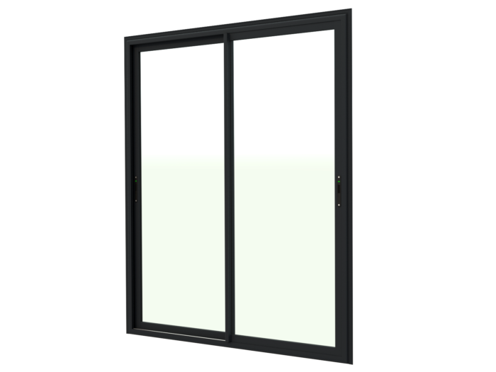 EA - PORTE ALU COULISSANTE NOIR 2990*2190