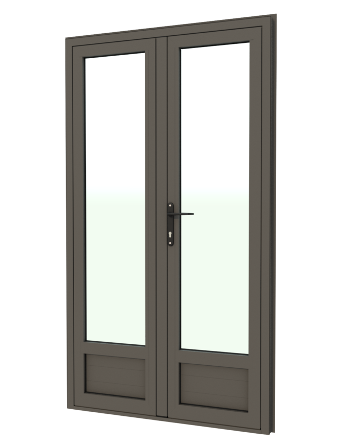 EA - PORTE ALU VITRE NOIR 1190*2140