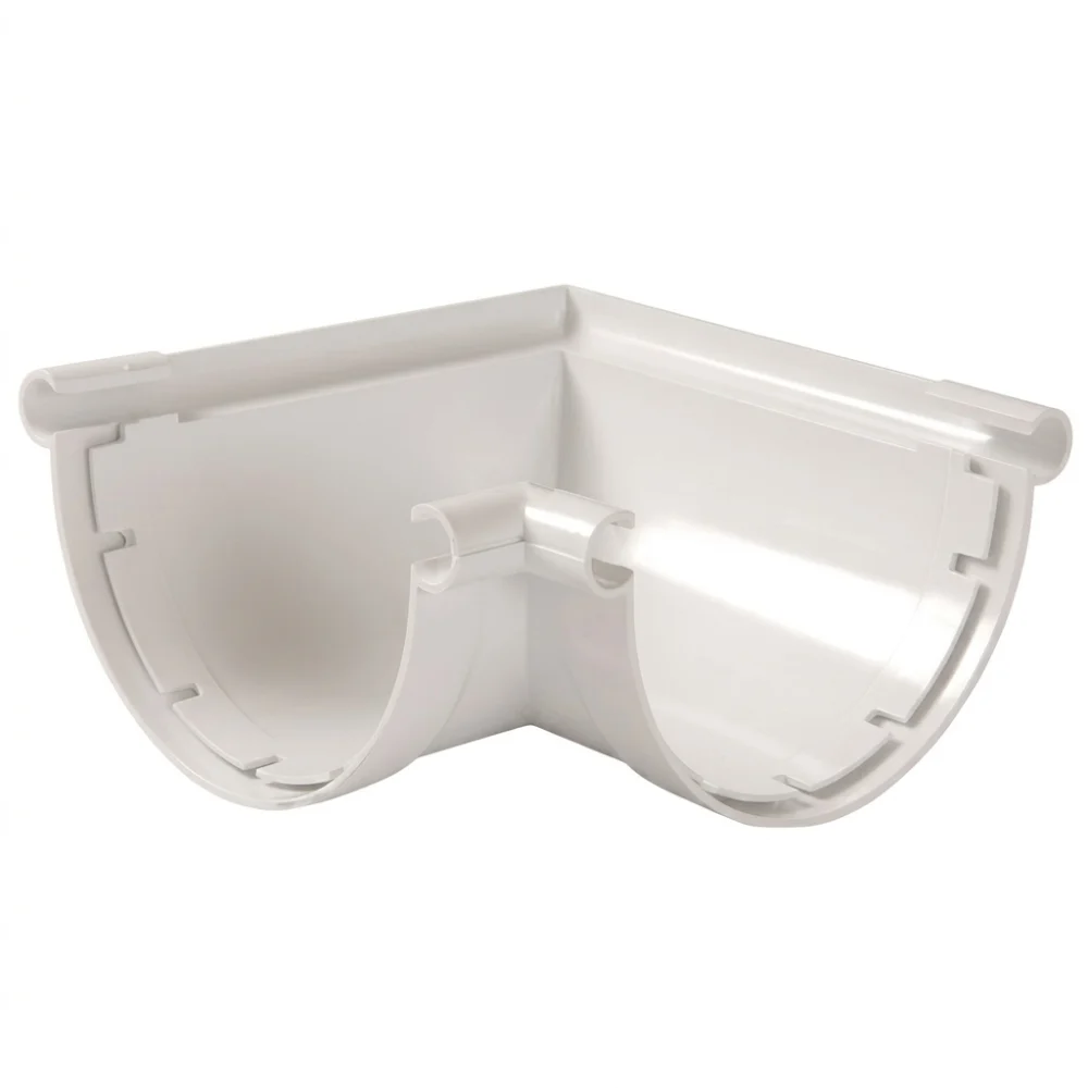 ANGLE GOUTIERE 25 BLANC (AI Enhanced) ANGLE GOUTIERE 25 BLANC – Image 1