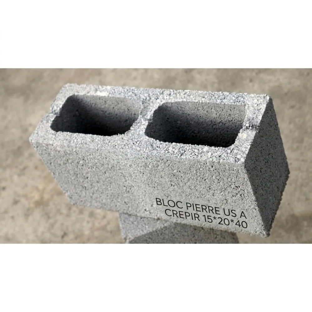 BLOC PIERRE US A CREPIR 15*20*40 (AI Enhanced) BLOC PIERRE US A CREPIR 15*20*40 – Image 1