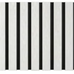 CLIN BARDAGE CLAIR VOIE COMPOSITE 25*222*2M80 WHITE+BLACK