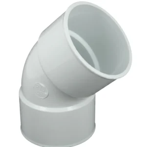 COUDE GOUTIERE 45 FF BLANC