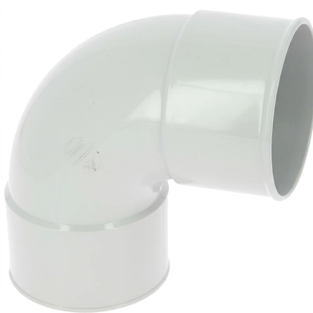 COUDE GOUTIERE 87 FF BLANC (AI Enhanced) COUDE GOUTIERE 87 FF BLANC – Image 1