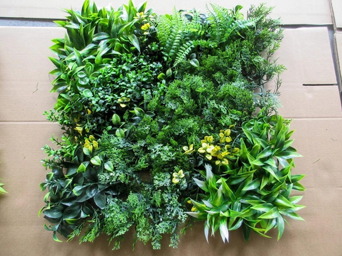 DALLE MUR VEGETAL DECORATIF 500*500 REF ZK-AF02 (AI Enhanced) DALLE MUR VEGETAL DECORATIF 500*500 REF ZK-AF02 – Image 1