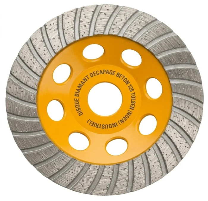 DISQUE DIAMANT DECAPAGE BETON 125 TOLSEN (INDUSTRIEL)