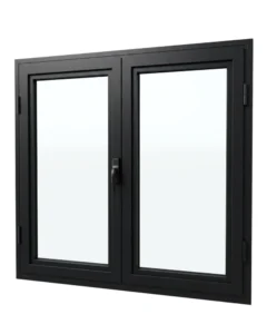 FENETRE ALU VITRE NOIR 1190*1140 OUV FR