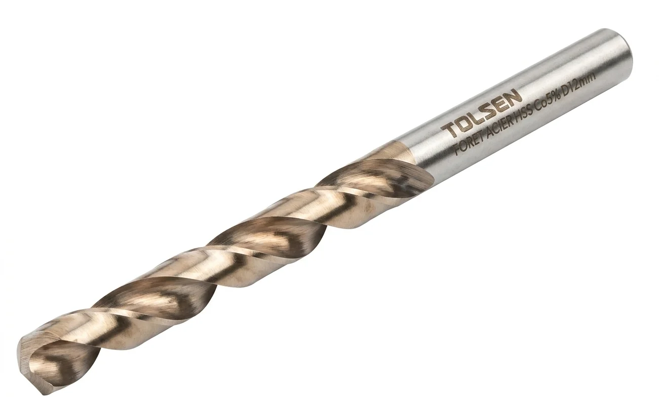 FORET ACIER HSS CO5% D12 TOLSEN (AI Enhanced) FORET ACIER HSS CO5% D12 TOLSEN – Image 1