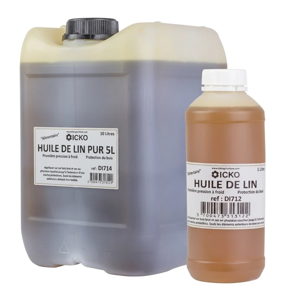 HUILE DE LIN PUR 5L (AI Enhanced) HUILE DE LIN PUR 5L – Image 1