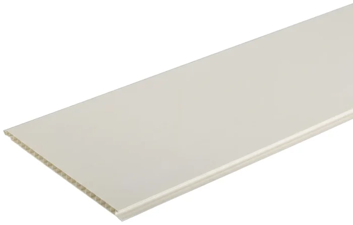 LAMBRIS PVC 25CM MD L:2.95M BLANC EP:8MM +/- 7.50M²