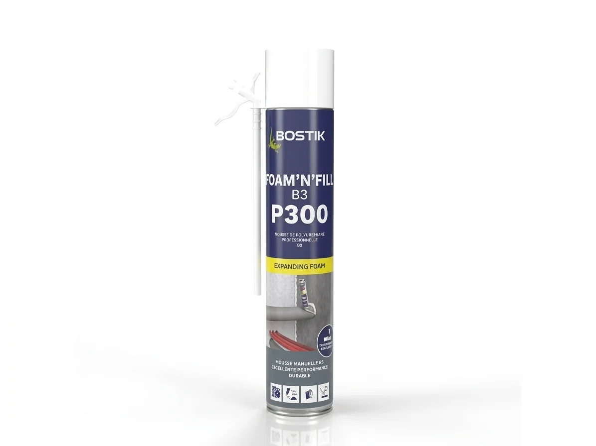 MOUSSE EXPANSIVE BOSTIK P300 – 750ML (AI Enhanced) MOUSSE EXPANSIVE BOSTIK P300 - 750ML – Image 1