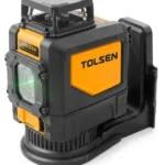 NIVEAU LASER EN CROIX 360° AUTO-NIVELANT À FAISCEAU VERT TOLSEN