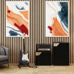 PANNEAUX ACOUSTIQUES 22*600*2400 CHENE CLAIRE PRIX LAME (1.44M²)