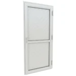 PORTE ALU PLEIN BLANC 1400*2175