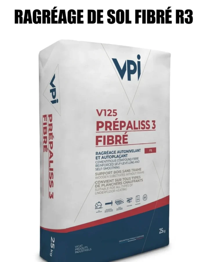 PREPALISS RAGREAGE SOL FIBRE R3 - V125 25KG VPI
