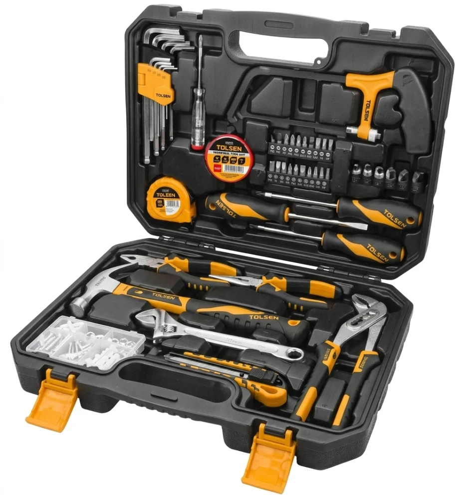 SET D’OUTILS 119 PIÈCES TOLSEN (INDUSTRIEL) (AI Enhanced) SET D'OUTILS 119 PIÈCES TOLSEN (INDUSTRIEL) – Image 1
