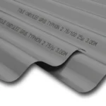 TOLE ONDULEE GRIS TYPHON 2 75/100 25µ 3.00M