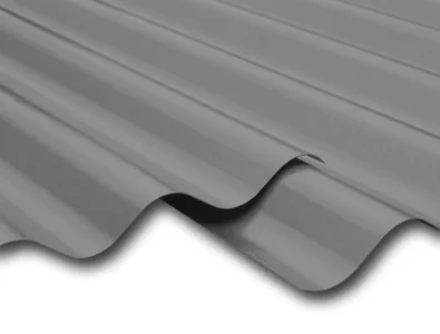 TOLE ONDULEE GRIS TYPHON 2 75/100 25µ 3.50M