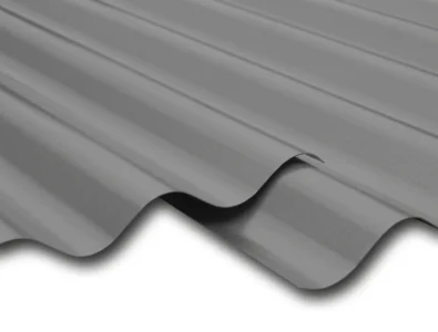 TOLE ONDULEE GRIS TYPHON 2 75/100 25µ 4.50M