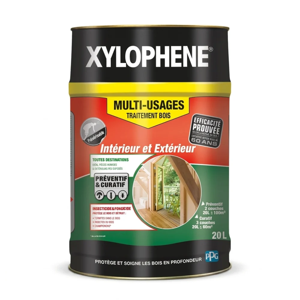 TRAITEMENT MULTI USAGE BOIS XYLOPHENE 6 L (AI Enhanced) TRAITEMENT MULTI USAGE BOIS XYLOPHENE 6 L – Image 1