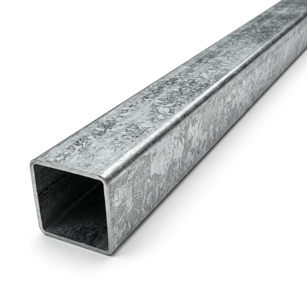TUBE CARRE GALVA 6M 20*20*1,50MM (AI Enhanced) TUBE CARRE GALVA 6M 20*20*1,50MM – Image 1