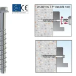 VIS BETON 7.5*100 (BTE 100)