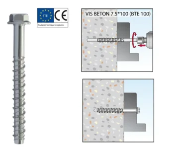 VIS BETON 7.5*100 (BTE 100)